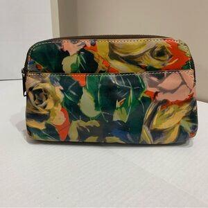 Vintage Patricia Nash Crossbody Winter Bloom Leather Bag